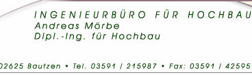 Ingenieurb�ro Andreas M�rbe